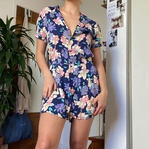 FLORAL ROMPER